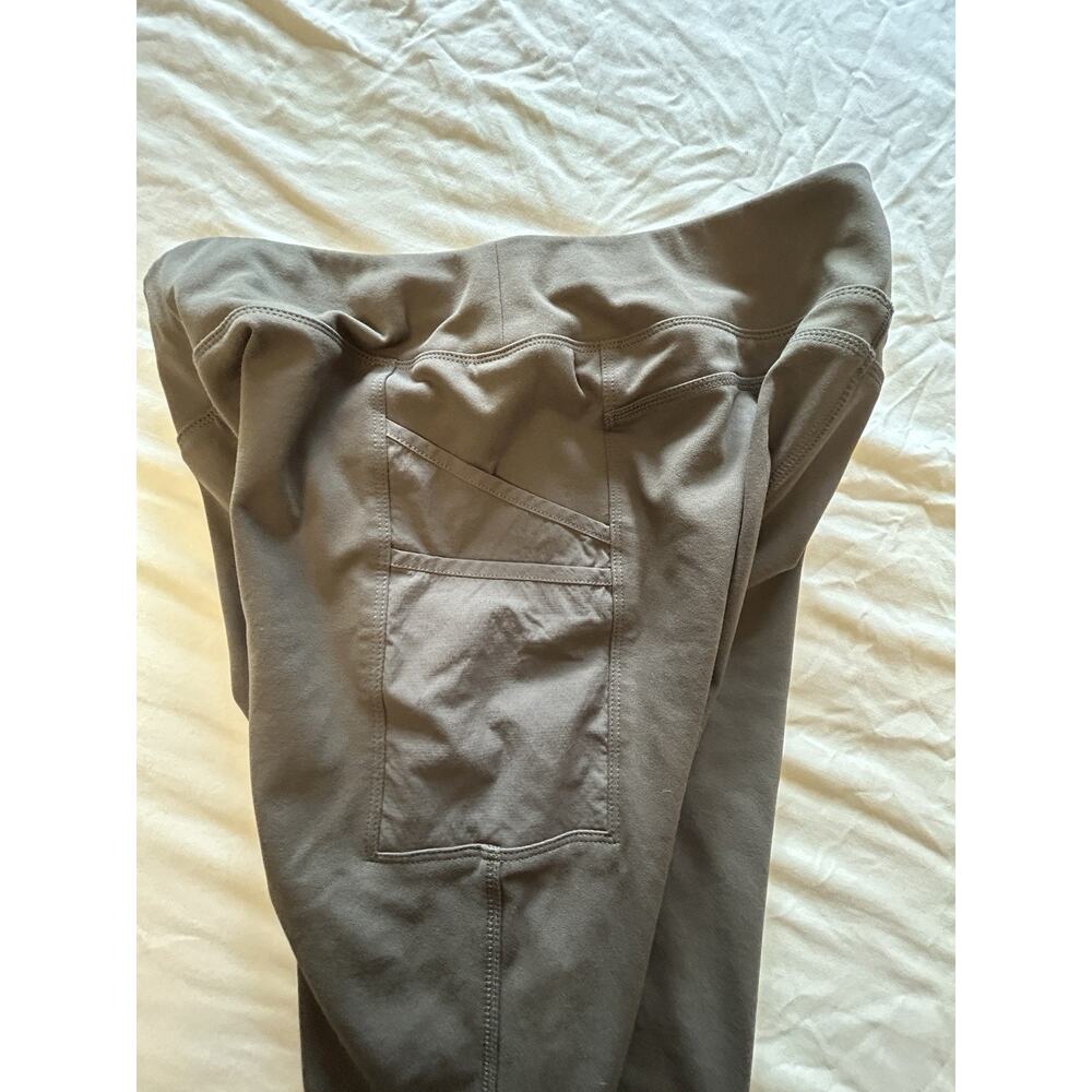 Carhartt Force W Green Brown Utility Pocket Leggings Size Large Tall L 12-14 - Picture 10 of 10